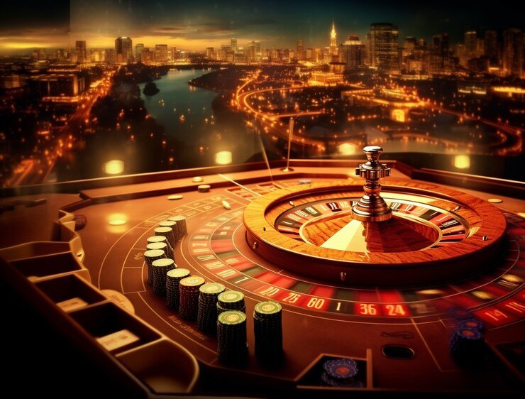 Studio dealer Bandar Poker dengan multi-camera setup